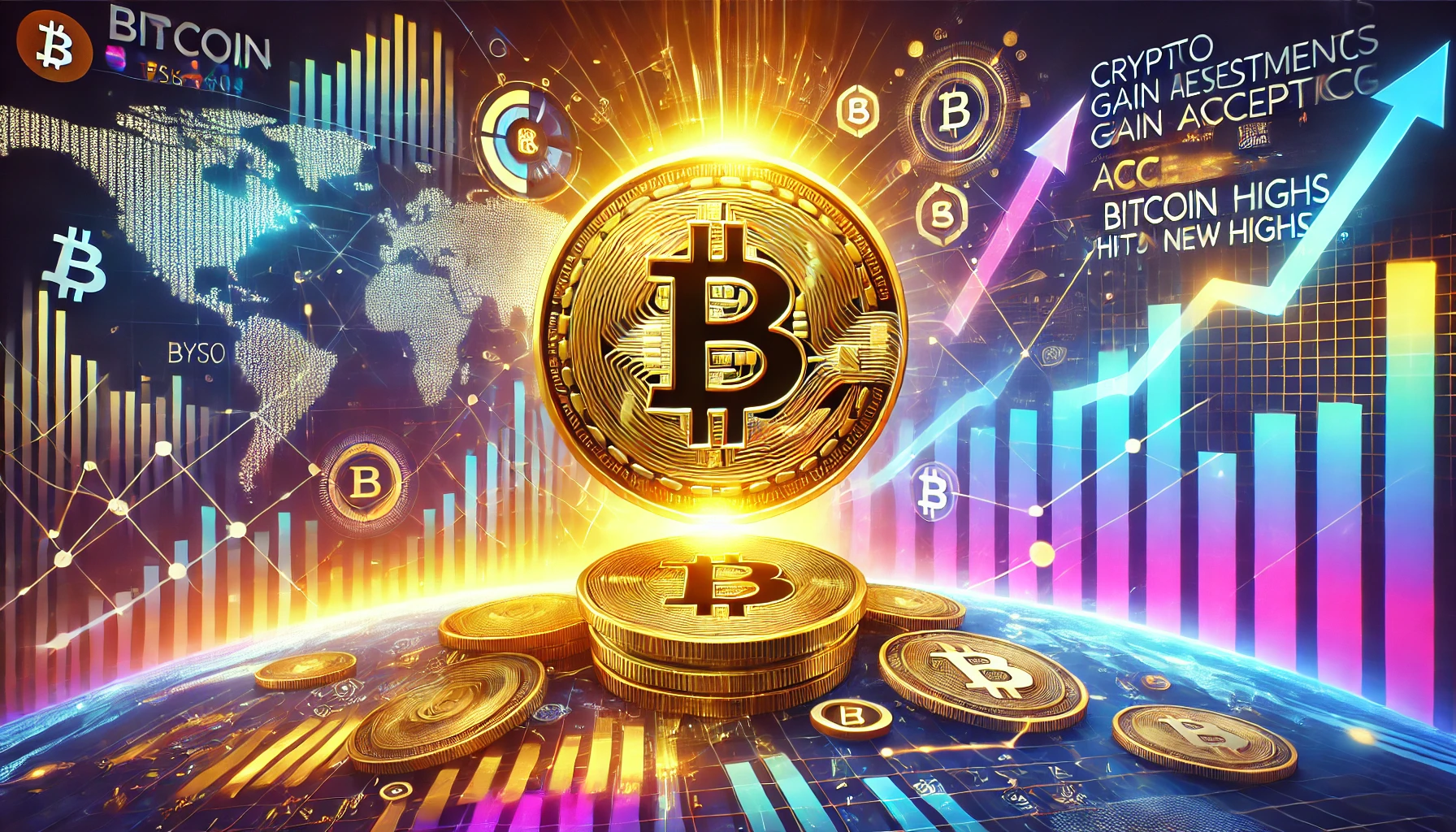 استثمارات العملات الرقمية تحقق قبولاً واسعاً مع بلوغ بيتكوين مستويات قياسية جديدة